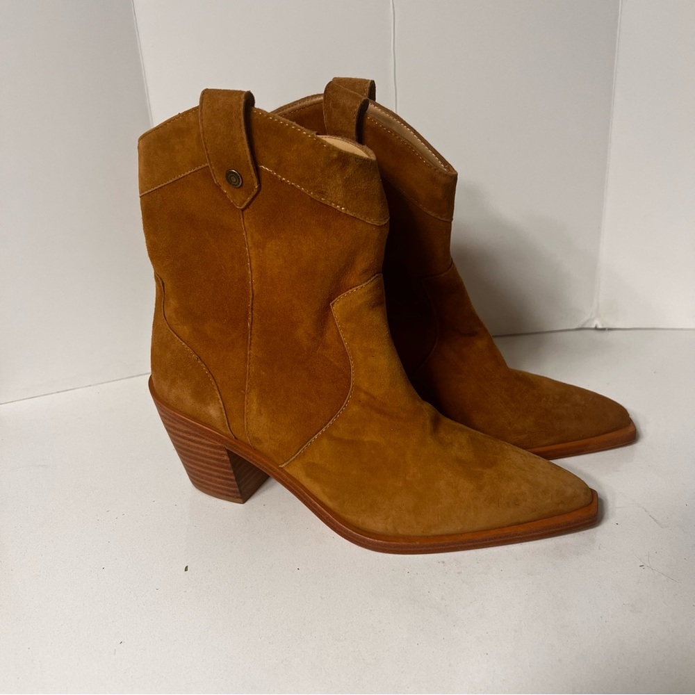 7 For All Mankind Brown Heeled Boots